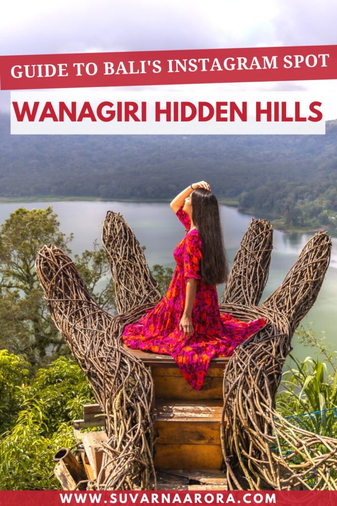 Pinterest pin for Wanagiri Hidden Hills in Munduk Bali